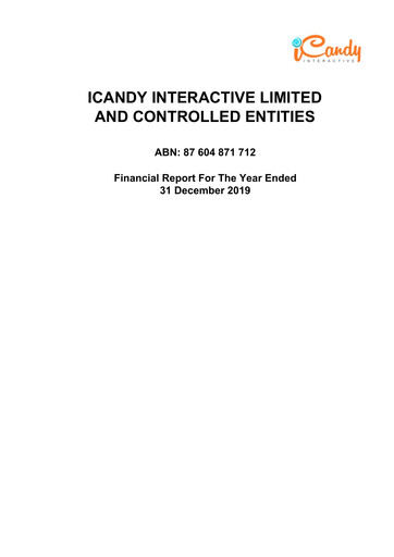 Thumbnail iCandy Interactive Financial Report 2019