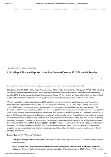 Thumbnail SOS Limited Quarterly Report 2017-q2