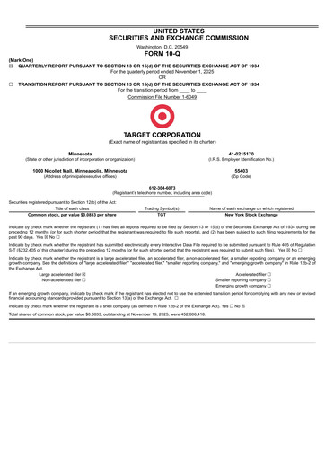 Thumbnail Target Quarterly Report 2025-q3