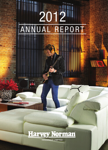 Thumbnail Harvey Norman Annual Report 2012