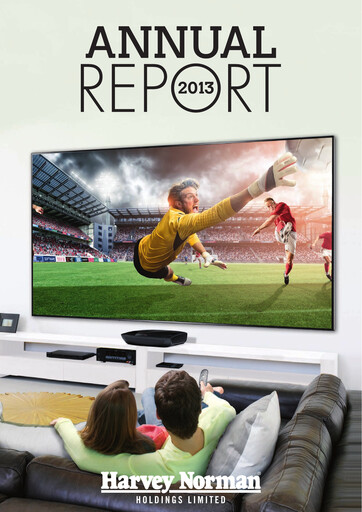 Thumbnail Harvey Norman Annual Report 2013