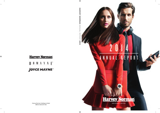 Thumbnail Harvey Norman Annual Report 2014