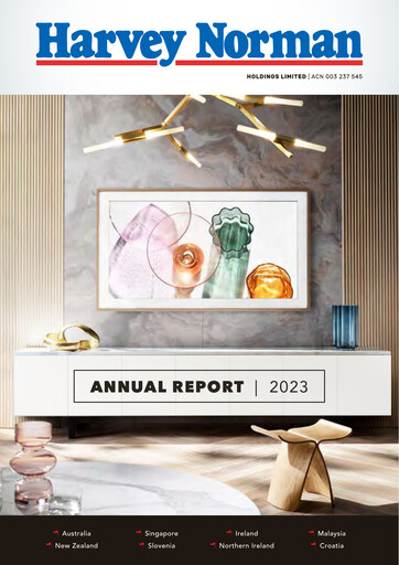 Thumbnail Harvey Norman Annual Report 2023