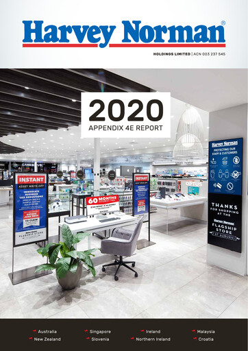 Thumbnail Harvey Norman Financial Statement 2020