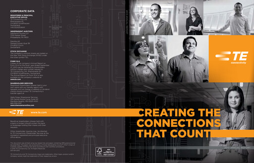 Thumbnail TE Connectivity
 Annual Report 2013