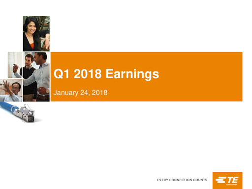 Thumbnail TE Connectivity
 Quarterly Report 2018-q1