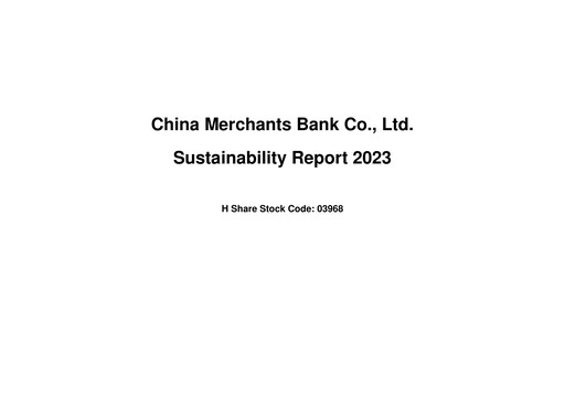 Thumbnail CM Bank Sustainability Report 2023