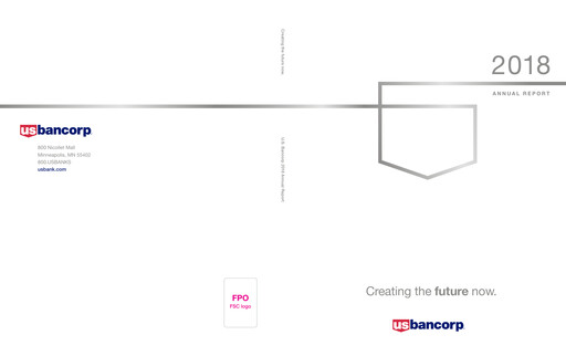 Thumbnail U.S. Bancorp Annual Report 2018