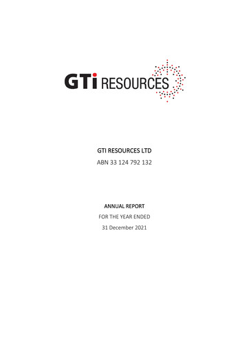 Thumbnail GTI Energy Annual Report 2021