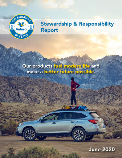 Vorschaubild Valero Energy ESG-Bericht 2019