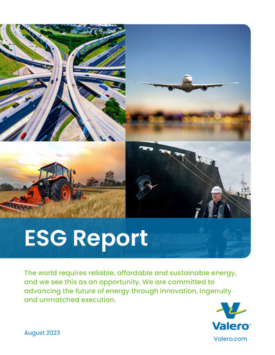 Thumbnail Valero Energy ESG Report 2023