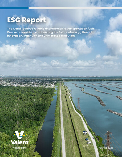 Thumbnail Valero Energy ESG Report 2024