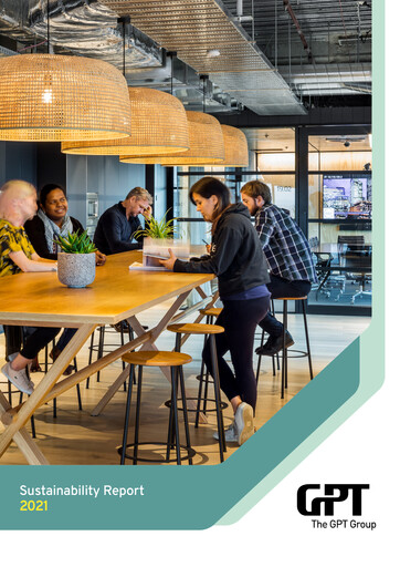 Thumbnail GPT Group
 Sustainability Report 2021