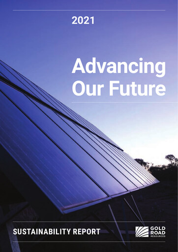 Thumbnail Gold Road Resources Sustainability Report 2021