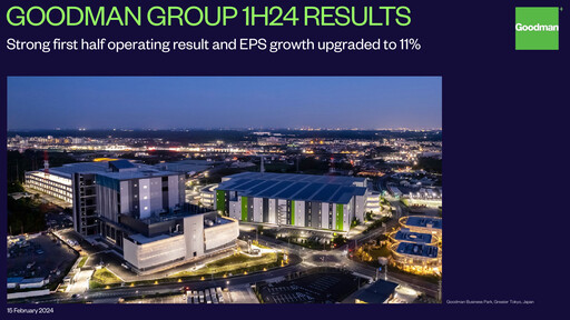 Thumbnail Goodman Group Half-year Report 2024-h1