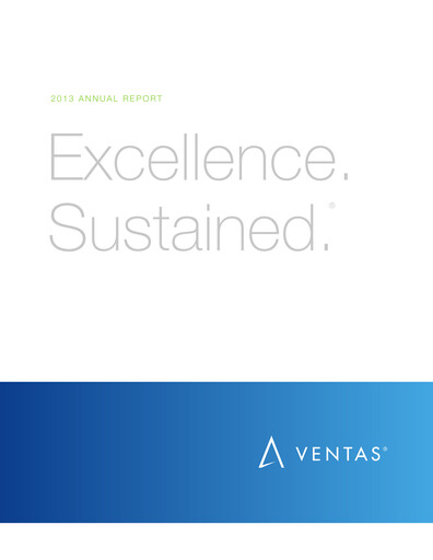 Miniature Ventas Rapport annuel 2013