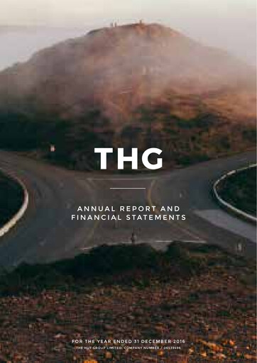 Thumbnail THG (The Hut Group) Annual Report 2016