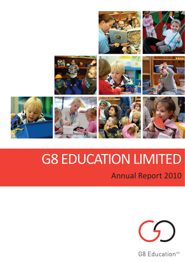 Thumbnail G8 Education Annual Report 2010