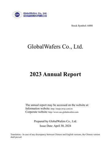 Thumbnail GlobalWafers Annual Report 2023