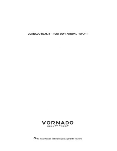 Vorschaubild Vornado Realty Trust
 Jahresbericht 2011