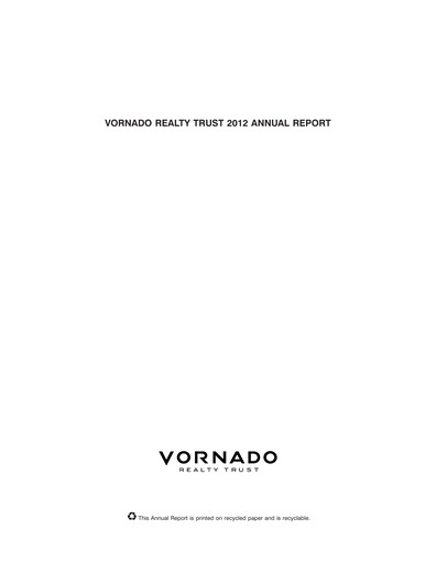 Vorschaubild Vornado Realty Trust
 Jahresbericht 2012