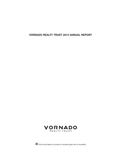 Vorschaubild Vornado Realty Trust
 Jahresbericht 2013