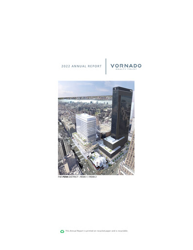 Vorschaubild Vornado Realty Trust
 Jahresbericht 2022