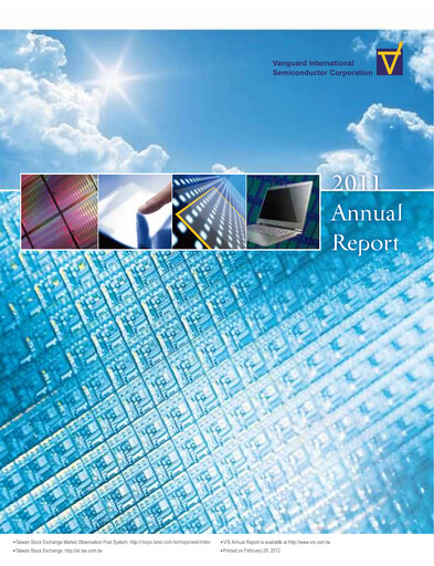 Thumbnail Vanguard International Semiconductor Annual Report 2011