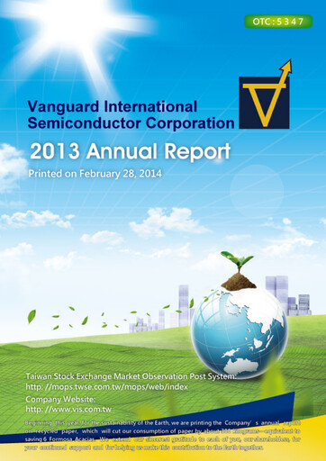 Thumbnail Vanguard International Semiconductor Annual Report 2013