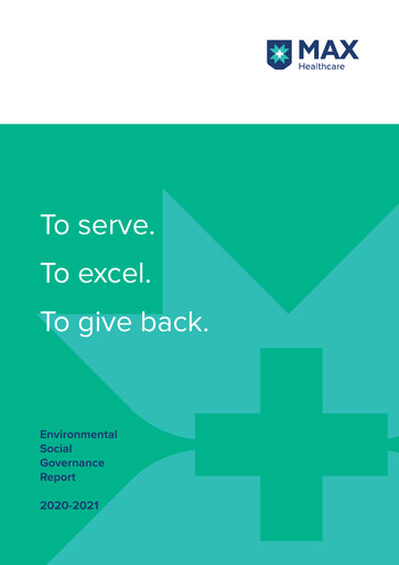 Vorschaubild Max Healthcare Institute ESG-Bericht 2020-2021