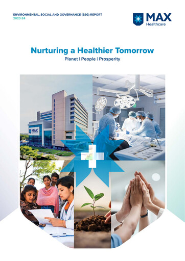 Vorschaubild Max Healthcare Institute ESG-Bericht 2023-2024