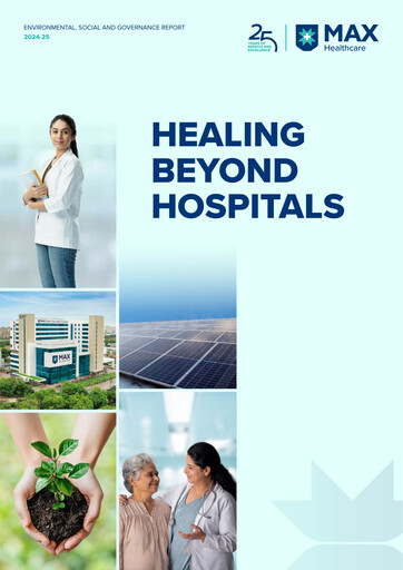 Miniature Max Healthcare Institute Rapport ESG 2024-2025
