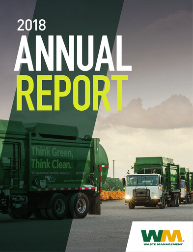 Thumbnail Waste Management Annual Report 2018