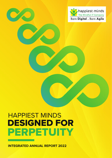 Thumbnail Happiest Minds Technologies Annual Report 2022