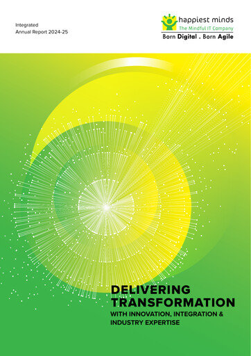 Thumbnail Happiest Minds Technologies Annual Report 2024-2025