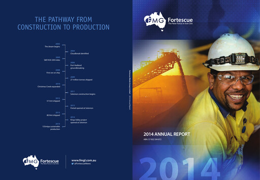 Thumbnail Fortescue Annual Report 2014