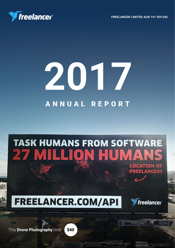 Thumbnail freelancer.com Annual Report 2017