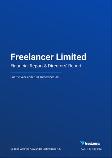 Thumbnail freelancer.com Financial Report 2019