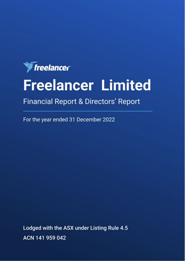 Thumbnail freelancer.com Financial Report 2022