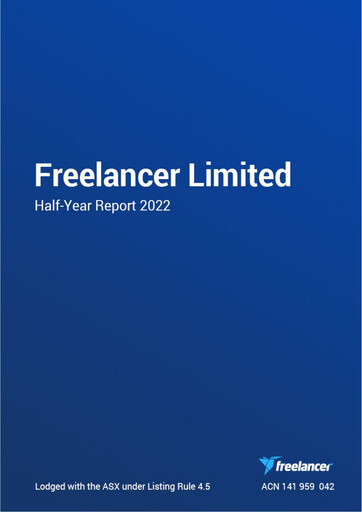 Thumbnail freelancer.com Half-year Report 2022-h1
