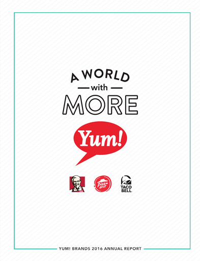 Vorschaubild Yum! Brands Jahresbericht 2016