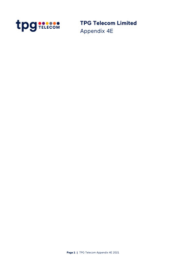 Thumbnail TPG Telecom Annual Report 2021