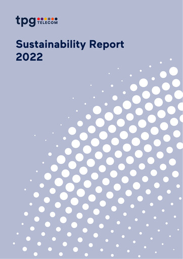 Thumbnail TPG Telecom Sustainability Report 2022