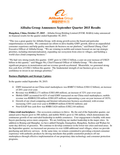Thumbnail Alibaba Financial Statement 2015-q3