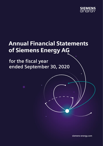 Thumbnail Siemens Energy Financial Statement 2020