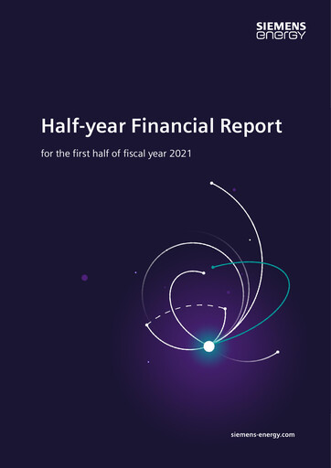 Thumbnail Siemens Energy Financial Statement 2021-h1