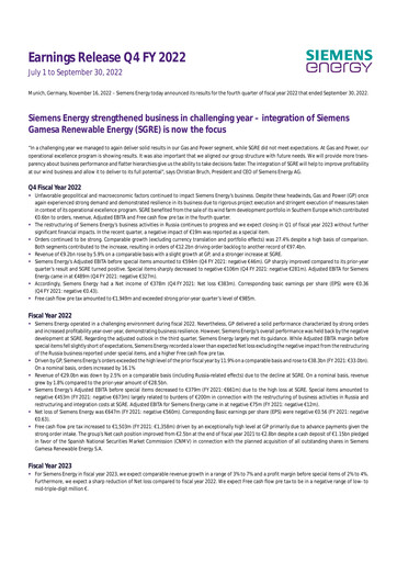 Thumbnail Siemens Energy Quarterly Report 2022-q4