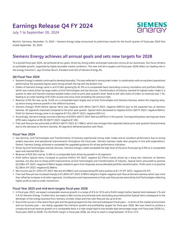 Thumbnail Siemens Energy Quarterly Report 2024-q4