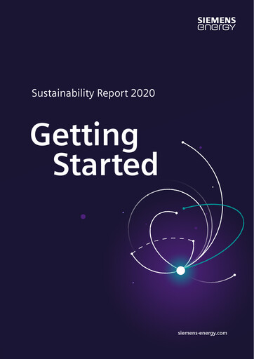 Thumbnail Siemens Energy Sustainability Report 2020