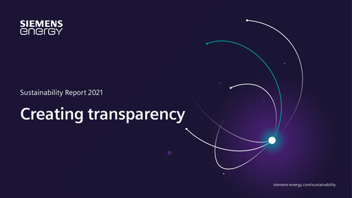 Thumbnail Siemens Energy Sustainability Report 2021